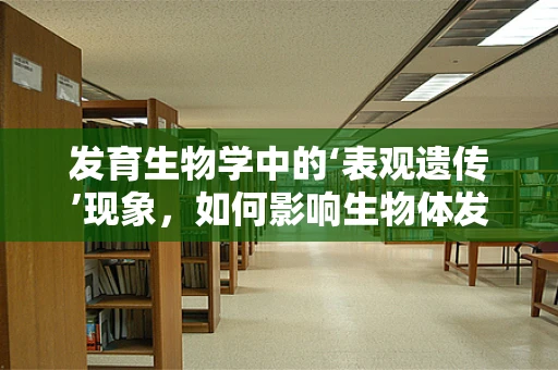 发育生物学中的‘表观遗传’现象，如何影响生物体发育的轨迹？