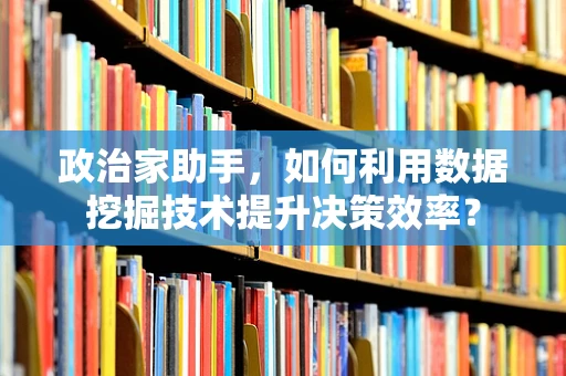 政治家助手，如何利用数据挖掘技术提升决策效率？