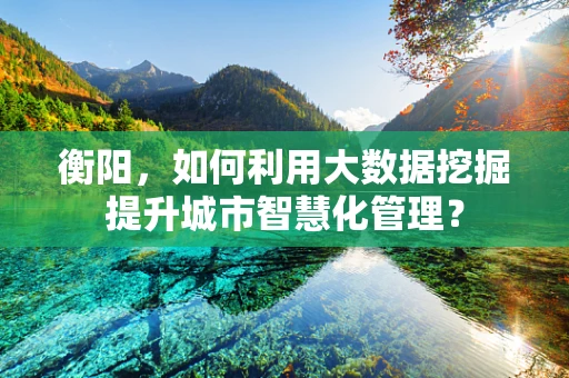 衡阳，如何利用大数据挖掘提升城市智慧化管理？