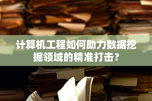 计算机工程如何助力数据挖掘领域的精准打击？