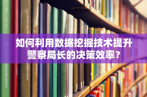 如何利用数据挖掘技术提升警察局长的决策效率？