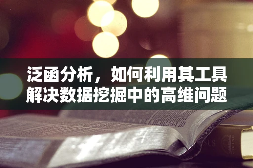 泛函分析，如何利用其工具解决数据挖掘中的高维问题？