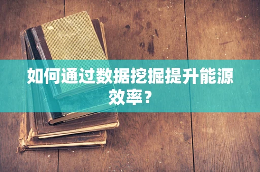 如何通过数据挖掘提升能源效率？