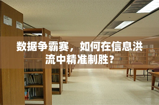 数据争霸赛，如何在信息洪流中精准制胜？