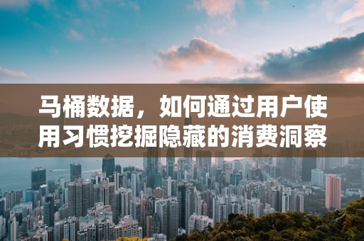 马桶数据，如何通过用户使用习惯挖掘隐藏的消费洞察？