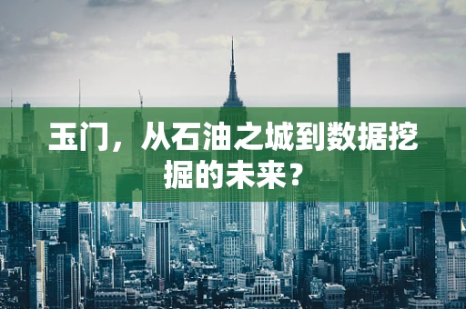 玉门，从石油之城到数据挖掘的未来？