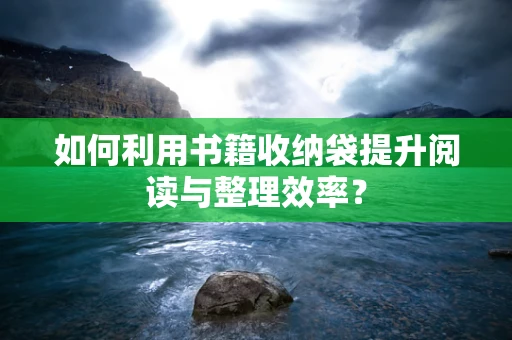 如何利用书籍收纳袋提升阅读与整理效率？