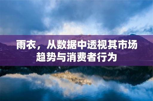 雨衣，从数据中透视其市场趋势与消费者行为