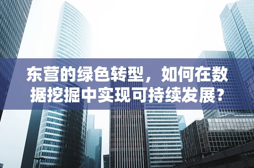 东营的绿色转型，如何在数据挖掘中实现可持续发展？