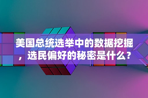 美国总统选举中的数据挖掘，选民偏好的秘密是什么？