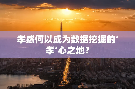 孝感何以成为数据挖掘的‘孝’心之地？