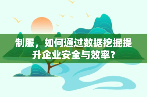 制服，如何通过数据挖掘提升企业安全与效率？