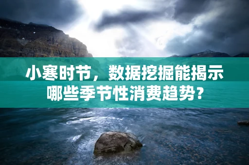 小寒时节，数据挖掘能揭示哪些季节性消费趋势？