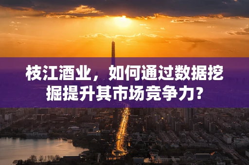 枝江酒业，如何通过数据挖掘提升其市场竞争力？