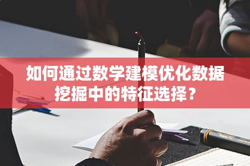 如何通过数学建模优化数据挖掘中的特征选择？