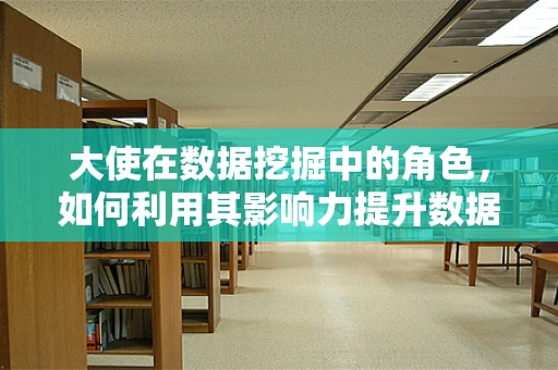 大使在数据挖掘中的角色，如何利用其影响力提升数据洞察力？